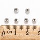 Perles rondes acryliques de placage en plastique PACR-L003-4mm-S-4