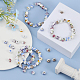 Globeland 210 pièces 6 perles de porcelaine faites à la main de style PORC-GL0001-01-5