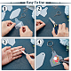 Chgcraft DIY-Kits zur Herstellung von Schlüsselanhängern mit leeren Anhängern DIY-CA0004-68-5