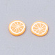 手作り樹脂粘土ネイルパーツ  ファッションネイルケア  穴がない  フルーツ  オレンジ  桃パフ  3.5~9x3.5~8x0.1~3mm CLAY-N002-02I-2
