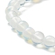 Bracelets élastiques en perles opalite BJEW-D446-B-07-6