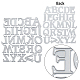 Craspire number & alphabet frame plantillas de troqueles de corte de acero al carbono DIY-CP0001-03-4