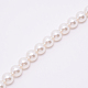 Poignées de sac de perles rondes en acrylique blanc FIND-TAC0006-24G-02-2