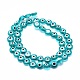 Chapelets de perles rondes de chalumeau manuelles de mauvais œil LAMP-L058-12mm-11-2