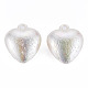Colgantes de perlas de imitación de plástico abs galvanizado X-KY-T023-008A-01-4