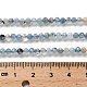 Природные Аквамарин бисер нитей&nbsp;LS-G-RM2025-A17-3mm-A-5