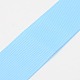 Cintas de grosgrain azul cielo claro de 1 pulgada (25 mm) de ancho X-SRIB-D004-25mm-311-2