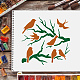 Plantillas de plantillas de pintura de dibujo reutilizables de plástico DIY-WH0172-137-6