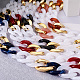 Transparente handgefertigte Bordsteinkette aus Acryl AJEW-TA0001-10-5