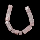Fili di perline quarzo roso  naturale  G-C026-B01-4