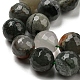 Fili di perline di pietra del sangue afican naturale G-C079-B02-02-4