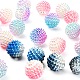 50Pcs 5 Colors Imitation Pearl Acrylic Beads OACR-FS0001-04-4