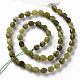 Brins de perles de jade naturel canada G-S362-087B-2