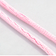 Cordons fil de nylon tressé rond de fabrication de noeuds chinois de macrame rattail X-NWIR-O001-A-16-2