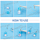 Ensembles de fabrication de boucles d'oreilles de bijoux Sunnyclue DIY DIY-SC0012-76-4