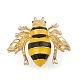 Broche en émail abeilles JEWB-Q030-21G-1