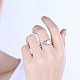 Палец кольца модный латунные RJEW-BB26886-6-2