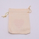 Bolsas de embalaje de arpillera con patrón de corazón ABAG-TAC0001-06-2