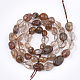 Naturale perle di quarzo rutilato fili G-T108-21A-2