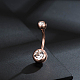 Brass Piercing Jewelry AJEW-EE0006-80RG-8
