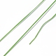 400mの平らな弾性クリスタルストリング  弾性ビーズ糸  ストレッチブレスレット作り用  ライムグリーン  0.2mm  1 mm幅  約446.81ヤード（400m）/ロール NWIR-F011-03I-3