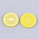 塩ビ樹脂カボション  レモン  きいろ  25x2mm PVC-T004-29C-2