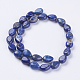 Chapelets de perles en lapis-lazuli naturel G-I185-04-10x14mm-2