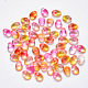 Transparent Glass Charms GLAA-R211-05-A01-1