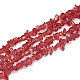 Baking Painted Glass Beads Strands G-S313-03-1