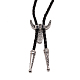 Ox-head Lariat Necklace for Men Women NJEW-WH0011-04AS-3