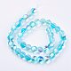 Synthetic Moonstone Beads Strands G-F431-02-10mm-2