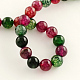 Runde gefärbt natürlichen Turmalin Edelstein Perlen Stränge X-G-R262-10mm-2