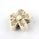 Perles acryliques de placage de fleurs X-PACR-Q102-138A-2