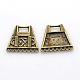Filigree Trapezoid Plating Zinc Alloy Chandelier Components PALLOY-N0099-07-2
