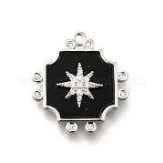 Латунные микро проложить кубического циркония подвески KK-M318-12P