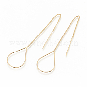 Brass Stud Earring Findings KK-S345-066