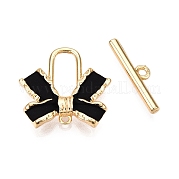 Застежки-тоглы из матовой латуни KK-N054-155G