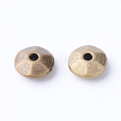 Stile tibetano in lega i branelli del distanziatore, disco, cadmio & nichel &piombo libero, bronzo antico, 6x3mm, Foro: 1 mm