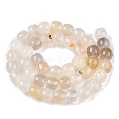 Натуральный белый агат бисер нитей&nbsp;G-T138-135