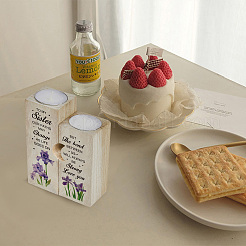 Набор деревянных подсвечников&nbsp;AJEW-SD0001-21E