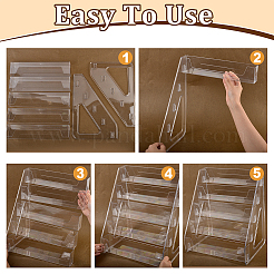 Organizador acrílico de un nivel para cupcakes&nbsp;ODIS-WH0099-205