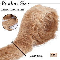 Полиэфирная искусственная шерстяная ткань&nbsp;AJEW-WH0326-16E