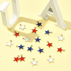 20шт 3 цвета сплава эмалевые подвески&nbsp;ENAM-FS0003-53