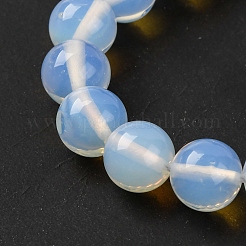 Braccialetti di stirata di perline opalite sintetiche&nbsp;BJEW-I319-01O