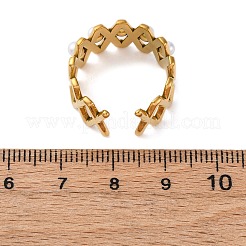 Регулируемые манжеты из нержавеющей стали для женщин&nbsp;LS-RJEW-B126-02G