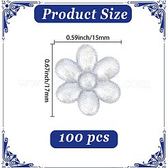 100 Stück Polyester-Stickgarn zum Aufbügeln/Aufnähen.&nbsp;PATC-GF0001-75B
