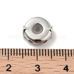 Латунные бусины с микропаве на День святого Валентина&nbsp;LS-KK-K361-06P