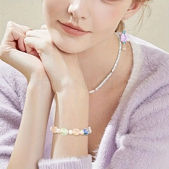 Гальванические стеклянные бусины&nbsp;EGLA-YW0005-02