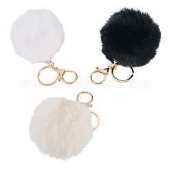 3 porte-clés en alliage 3 couleurs&nbsp;KEYC-TA0004-69B
