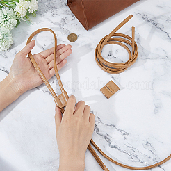 Шнурок из искусственной кожи для изготовления сумок-ведров&nbsp;DIY-WH0430-711A-01